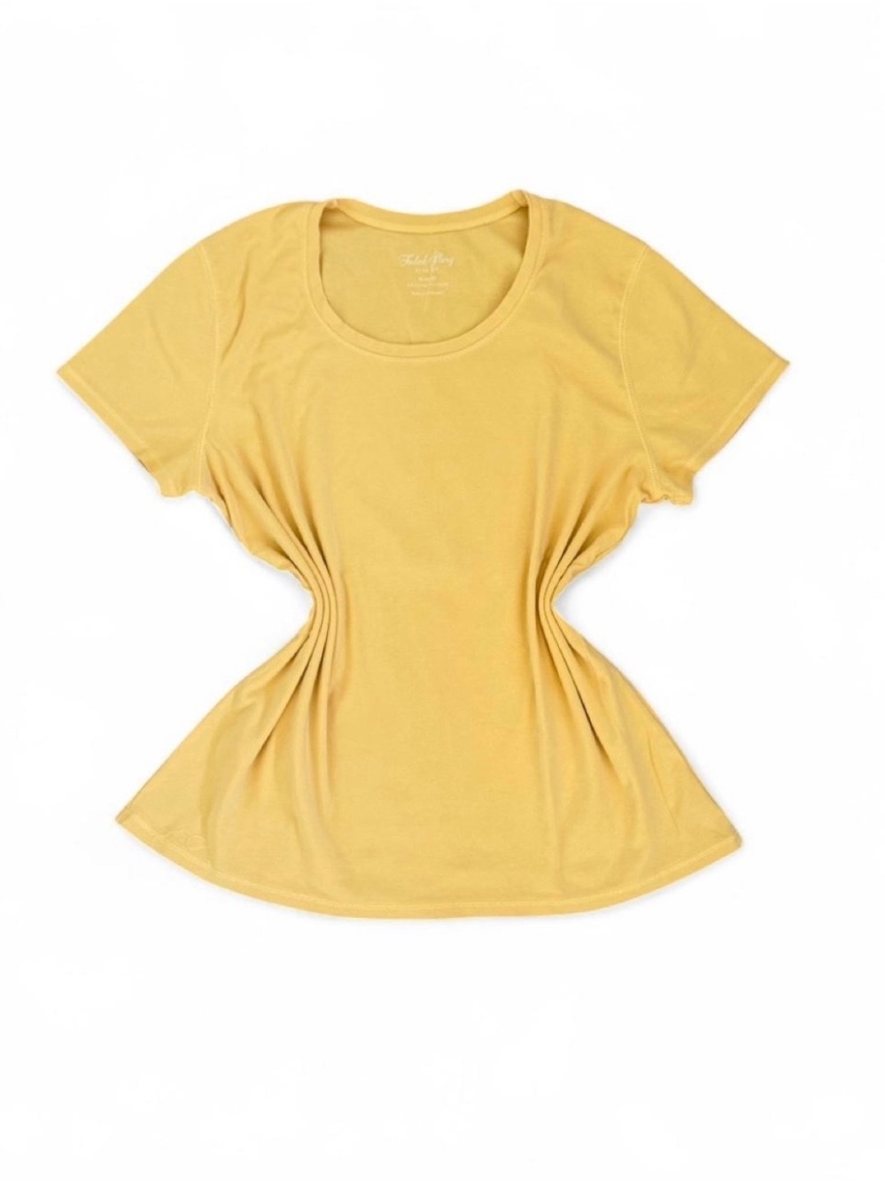 Faded Glory Short Sleeve Tee in Mustard